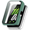 For Samsung Galaxy Fit 3 SM-R390 PC + Tempered Glass Film Integrated Watch Protective Case(Green)