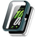 For Samsung Galaxy Fit 3 SM-R390 PC + Tempered Glass Film Integrated Watch Protective Case(Pine G...