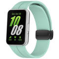 For Samsung Galaxy Fit 3 SM-R390 Magnetic Folding Buckle Silicone Watch Band(Green)