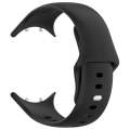 For vivo Watch 3 / iQOO Watch Solid Color Silicone Watch Band(Black)