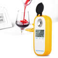 DR401 Digital Display Refractometer Brix 0-50% Alcohol Range 0~22% Refractometer Beer Wine Fruit ...