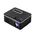 S361 80 lumens 320 x 240 Pixel Portable Mini Projector, Support 1080P, EU Plug(Black)