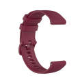 20mm Silicone Watch Band For Huami Amazfit GTS / Samsung Galaxy Watch Active 2 / Gear Sport(Wine ...