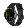 22mm For Huawei Watch GT2e GT2 46mm Silicone Watch Band(Black)