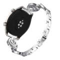 22mm For Huawei Watch GT2e GT2 46mm Sun Moon Star Aluminum Alloy Watch Band(Silver)