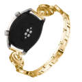 22mm For Huawei Watch GT2e GT2 46mm Sun Moon Star Aluminum Alloy Watch Band(Golden)