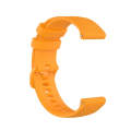 For Garmin Vivoactive 4 22mm Silicone Watch Band(Orange)
