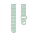 22mm For Huawei Watch GT2e / GT2 46mm Reverse Buckle Wave Silicone Watch Band(Mint Green)