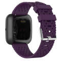 For Fitbit Versa / Versa 2 / Versa Lite 20mm Breathable Silicone Watch Band (Purple)