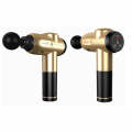 9 Gears Mini Fascia Gun Massage Gun Electric Fitness Massager, Plug Type:US Plug(Gold)