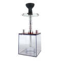 Square Acrylic Hookah Set(Red)