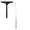 FMFXTR Aluminum Alloy Mountain Bike Extended Seat Post, Specification:25.4x350mm(Silver)