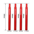 FMFXTR Aluminum Alloy Mountain Bike Extended Seat Post, Specification:27.2x350mm(Red)