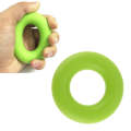 Silicone Grip Strength Finger Exercise Rehabilitation Silicone Ring(Green (30lb))
