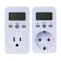 Digital Power Meter Socket Plug Energy Meter Current Voltage Watt Electricity Cost Measuring Moni...
