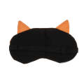 Cute Fox 3D Sleep Mask Rest Travel Sleeping Cover Sleep Ice Mask(Coffee)