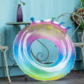 PVC Sequin Rainbow Swimming Ring, Inner Diameter:100cm(Crown)