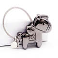 Couple Keychain with Magnet Creative Metal Small Gift Car Bag Pendant(Black)