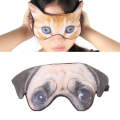 3D Eye Mask Shading Sleeping Cartoon Animal Printed Eye Mask(Pug)