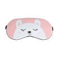 Cartoon Animal Cute Sleep Eye Mask Eyeshade Cover Massage Relax Eye Mask(Pink Rabbit)