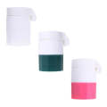 Environmental Protection Multifunctional Circular Pill Divider Pill Box(Pink)