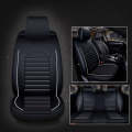 Universal PU Leather Car Seat Cover Black White