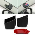 2 PCS Universal Car Accessories Glasses Organizer Storage Box Holder Black