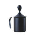 Pump Creamer Stainless Steel Double Mesh Manual Coffee Milk Foam Frothing Pitcher Froth Pump Foam...