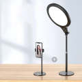 10 inch 26cm Live Broadcast Photography Desktop Beauty Fill Light Bracket, Style:Medium Version+B...