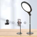 10 inch 26cm Live Broadcast Photography Desktop Beauty Fill Light Bracket, Style:Medium Version+C...