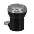 Electric USB Shaver Mini Portable Plug In Travel Razor(Black)