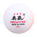 ROYING 10 PCS Professional ABS Table Tennis Training Ball, Diameter: 40mm, Specification:White 2S...