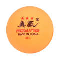 ROYING 100 PCS Professional ABS Table Tennis Training Ball, Diameter: 40mm, Specification:Orange ...