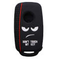 Do not Touch My Key Style Silicone Car Key Cover for Volkswagen Jetta Polo Passat Skoda Tiguan Go...