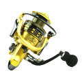 YUMOSHI XF1000 Full Metal Swing Arm Metal Head Fishing Reel(Gold)