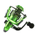 YUMOSHI XF2000 Full Metal Swing Arm Metal Head Fishing Reel(Green)