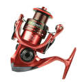 YUMOSHI XF3000 Full Metal Swing Arm Metal Head Fishing Reel(Red)