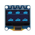 Waveshare 0.96 inch OLED Display Module, 12864 Resolution, SPI / I2C Communication(E Blue)
