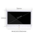 DPF-106 10.1 inch Digital Photo Frame LED Video Advertising Machine, Plug:EU Plug(White)