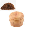 Wood Drum Type Smoke Grinder Tobacco Spice Crusher, Size:M(Yellow)
