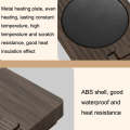 Home USB Constant Temperature Cup Mat Heat Thermos Coaster, Style:With Adapter(Vintage Brown)