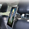 Universal Adjustable Car Tablet Stand Holder Car Seat Back Bracket For 4-11 Inch Tablet(Black)