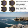 JSR For Mini 3 Pro Camera Filters, Style:4 In 1 ND8-PL+ND16-PL+ND32-PL+ND64-PL