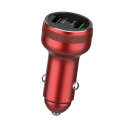 QIAKEY GX739 Dual USB Fast Charge Car Charger(Red)