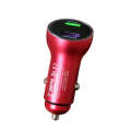 QIAKEY QK506L Dual Ports Fast Charge Car Charger(Red)