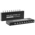 1 In 8 Out SD-SDI / HD-SDI / 3G-SDI Distribution Amplifier Video SDI Splitter(EU Plug)