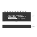 1 In 8 Out SD-SDI / HD-SDI / 3G-SDI Distribution Amplifier Video SDI Splitter(US Plug)
