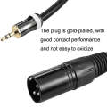 3.5mm To Caron Male Sound Card Microphone Audio Cable, Length:5m
