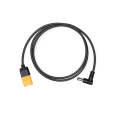 Original DJI FPV Goggles/Goggles V2 Power Cable XT60  To DC Line, Cable Length 1.25m
