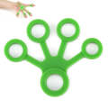 Silicone Finger Trainer Device Fan-shaped Pull Ring(Dark Green)